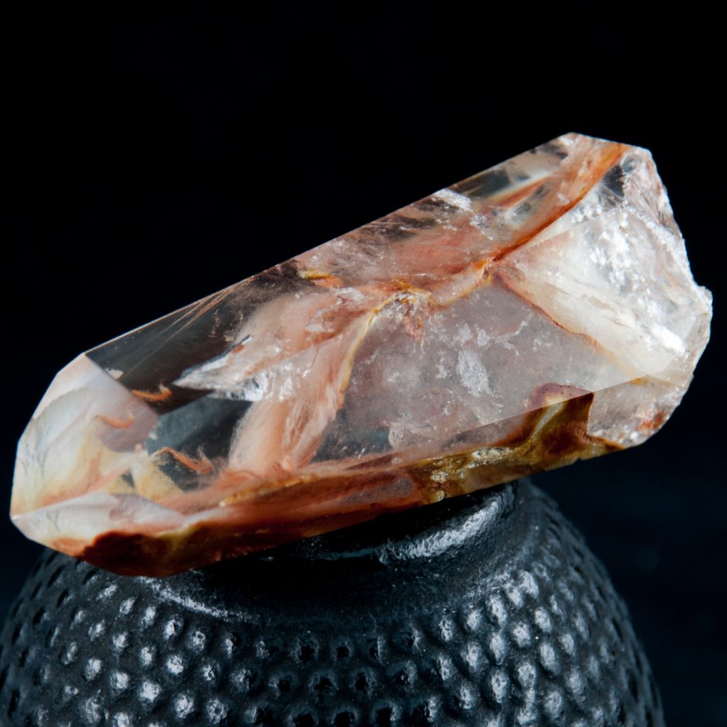 Amphibole Quartz Crystal 40x Fire Minerals